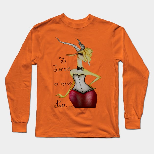 I love to... Long Sleeve T-Shirt by Virginia Picón